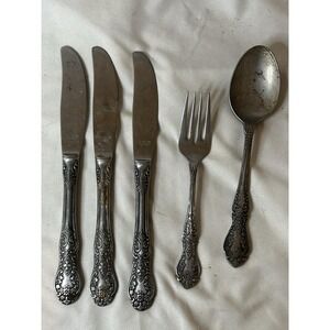 VTG Japan Michelangelo Set of 5 Knives Spoon Fork Stainless Flatware